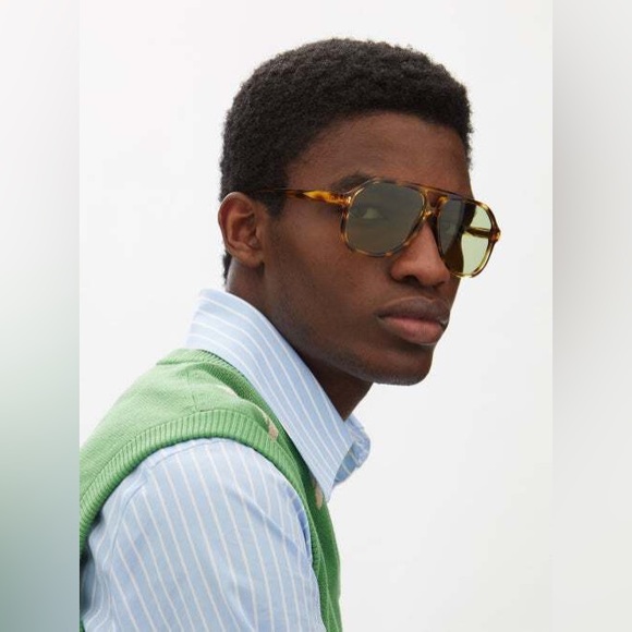 NEW GUCCI GG1042S 004 UNISEX AVIATOR SUNGLASSES GUCCI GG1042S - Picture 7 of 11